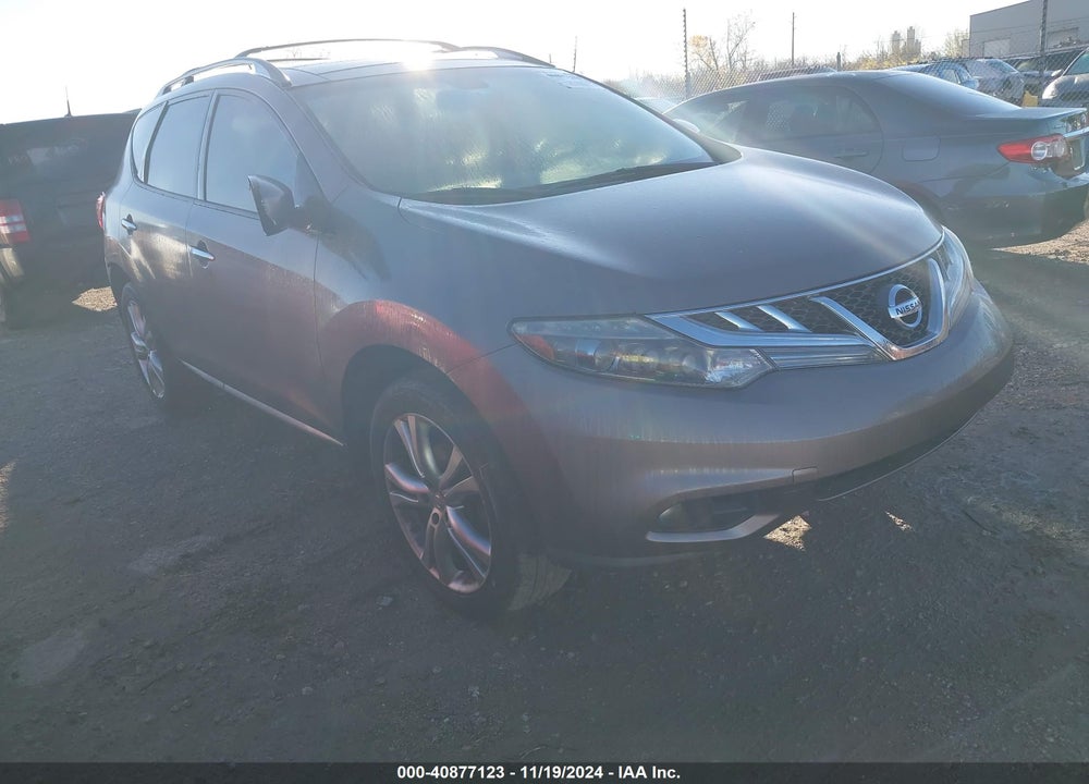2012 NISSAN MURANO LE VIN: JN8AZ1MUXCW106250
