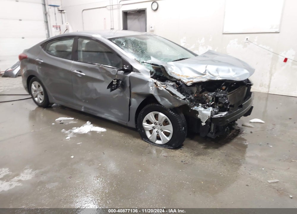 2016 HYUNDAI ELANTRA SE VIN: KMHDH4AE9GU649192