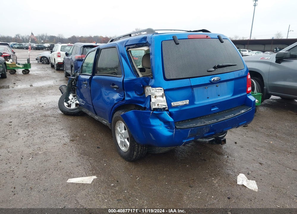 2011 FORD ESCAPE XLT VIN: 1FMCU0D78BKB73860