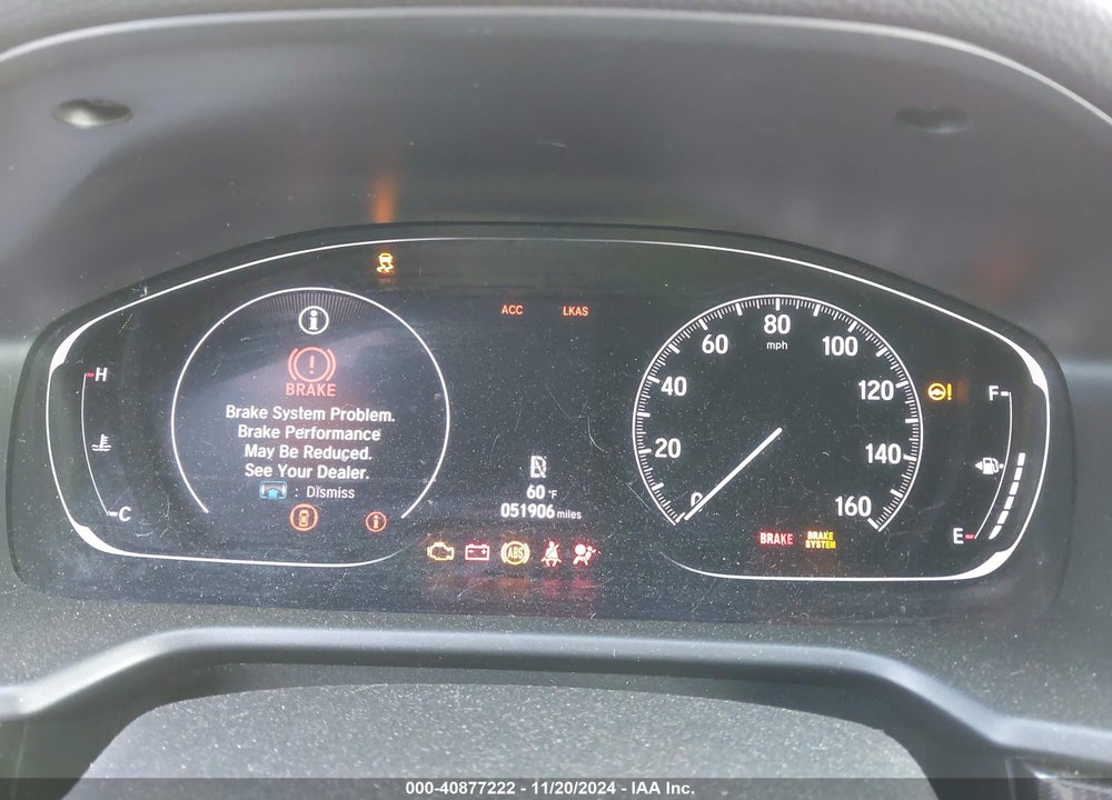 2020 HONDA ACCORD VIN: 1HGCV1F35LA153897