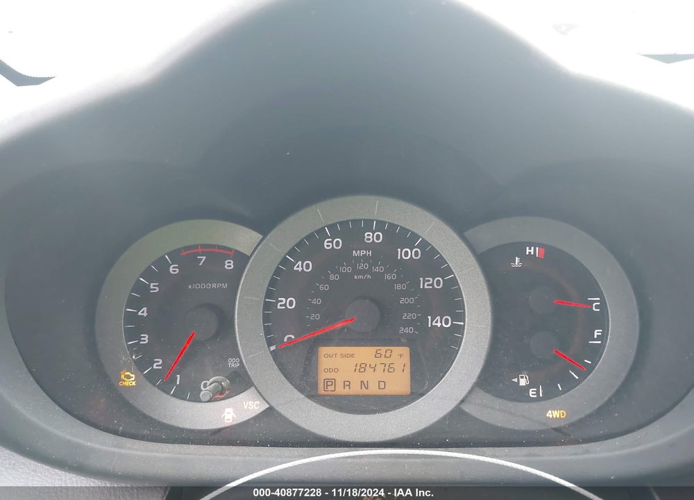 2008 TOYOTA RAV4 SPORT V6 VIN: JTMBK32V085071078