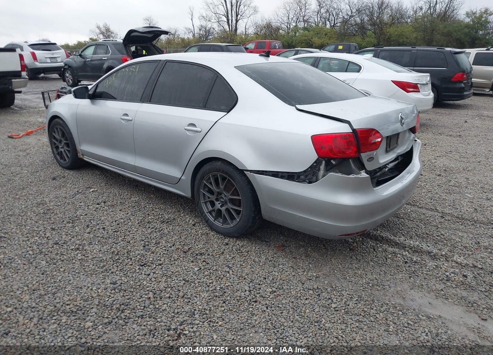 2012 VOLKSWAGEN JETTA 2.5L SE VIN: 3VWDP7AJXCM304156