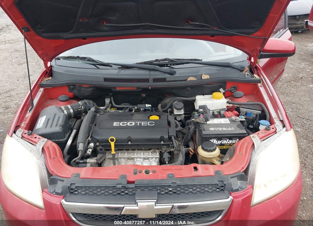 2009 CHEVROLET AVEO LT VIN: KL1TD56E69B342126