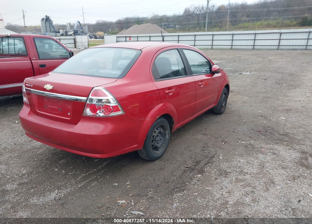 2009 CHEVROLET AVEO LT VIN: KL1TD56E69B342126