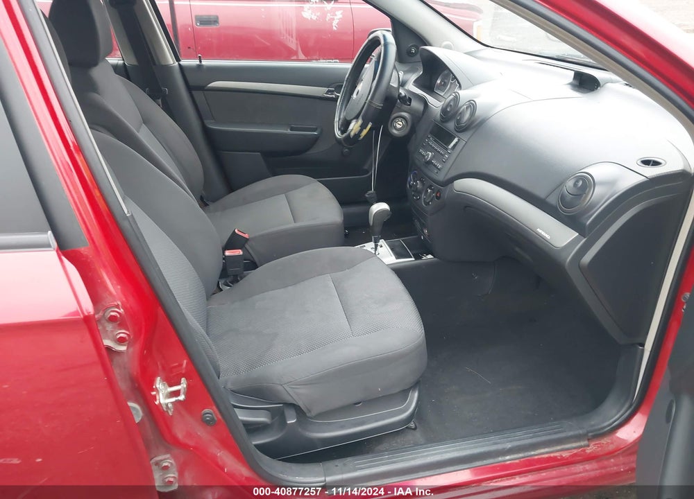 2009 CHEVROLET AVEO LT VIN: KL1TD56E69B342126