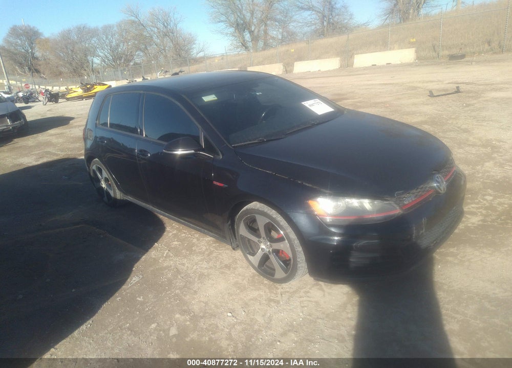 2015 VOLKSWAGEN GOLF GTI 2.0T SE 4-DOOR VIN: 3VW4T7AU7FM096781