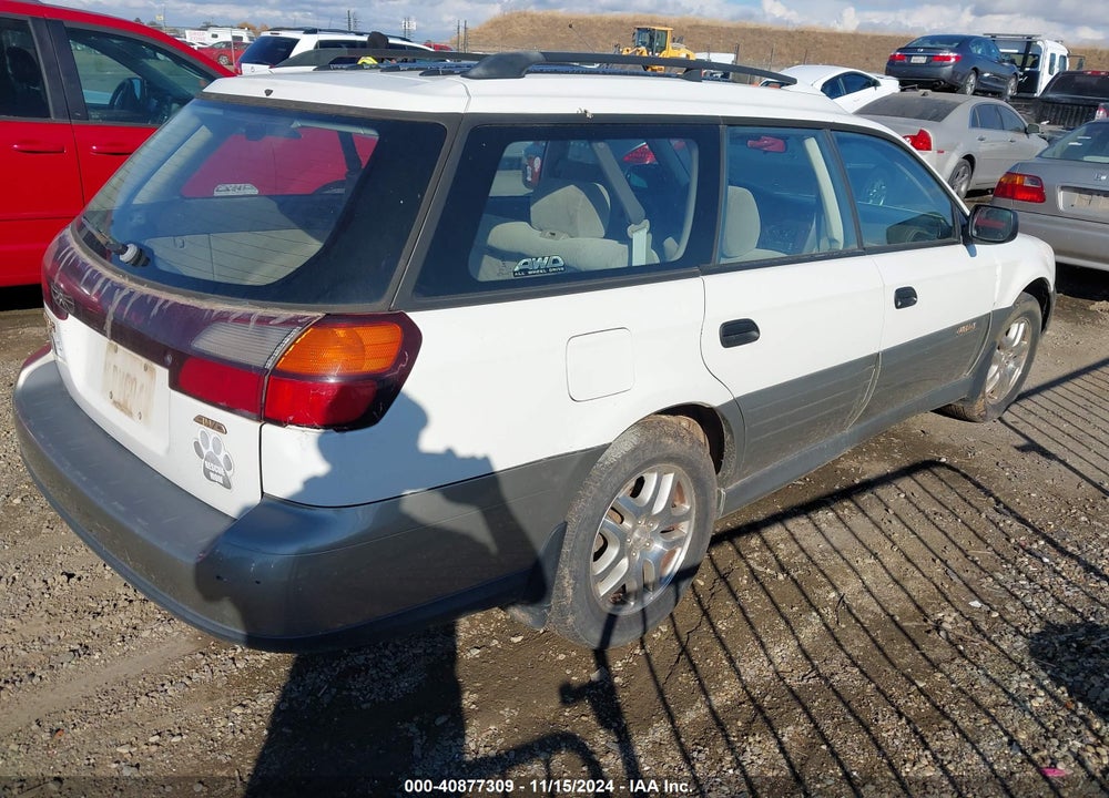2001 SUBARU OUTBACK VIN: 4S3BH665917652759