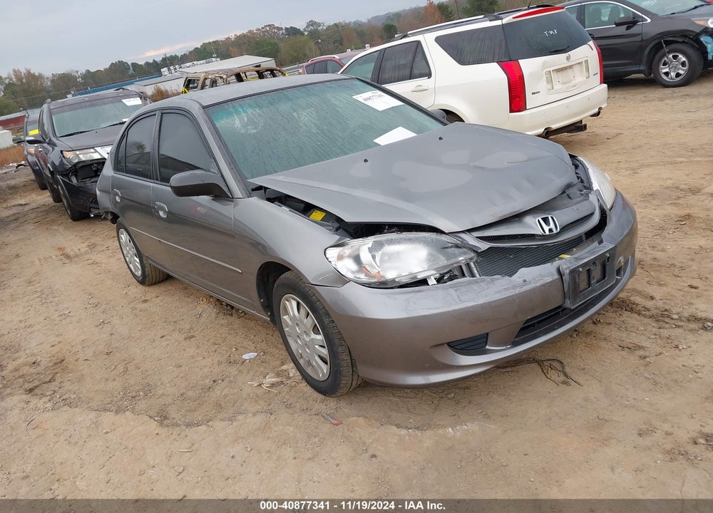 2005 HONDA CIVIC LX VIN: 2HGES16515H566360