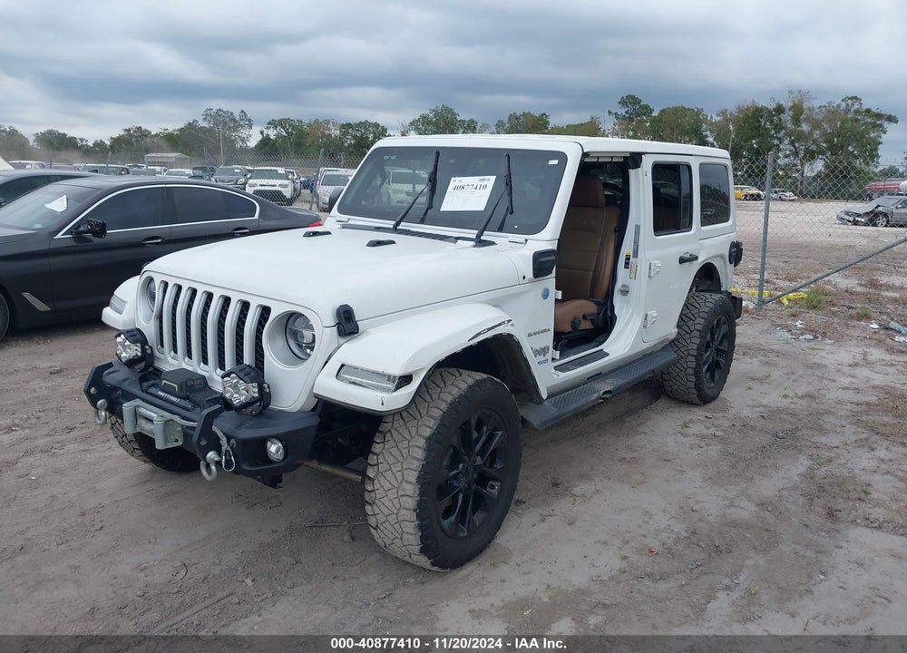 2021 JEEP WRANGLER 4XE UNLIMITED SAHARA 4X4 VIN: 1C4JJXP6XMW734975
