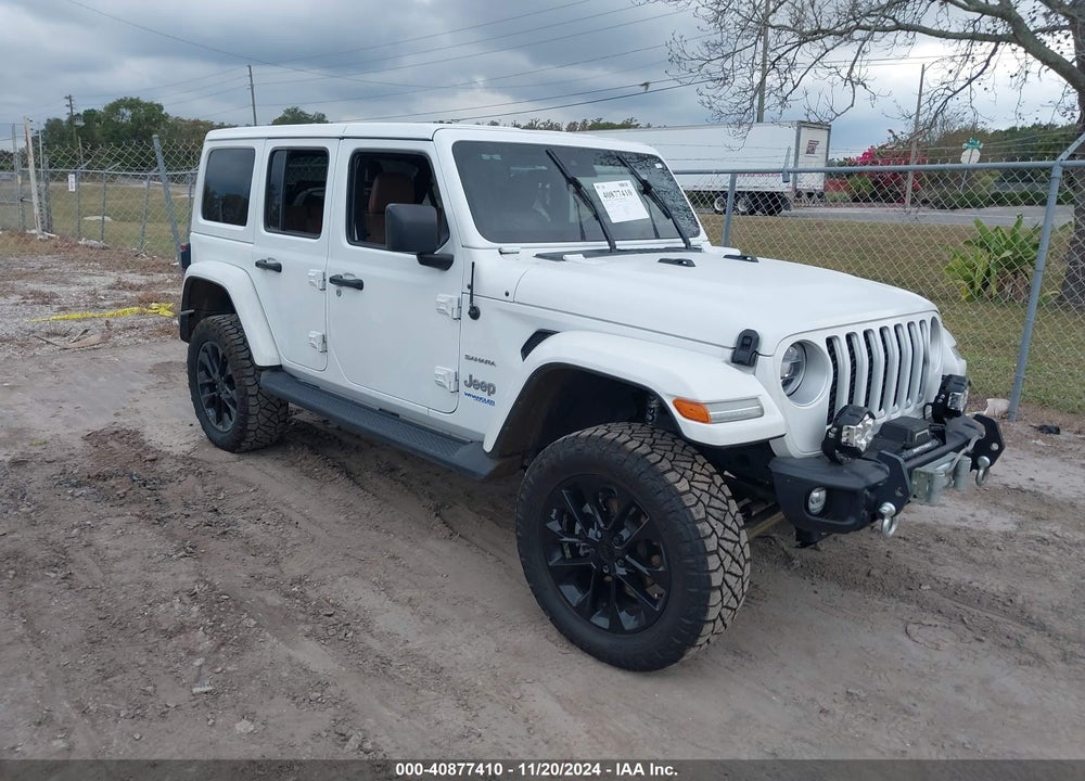 2021 JEEP WRANGLER 4XE UNLIMITED SAHARA 4X4 VIN: 1C4JJXP6XMW734975