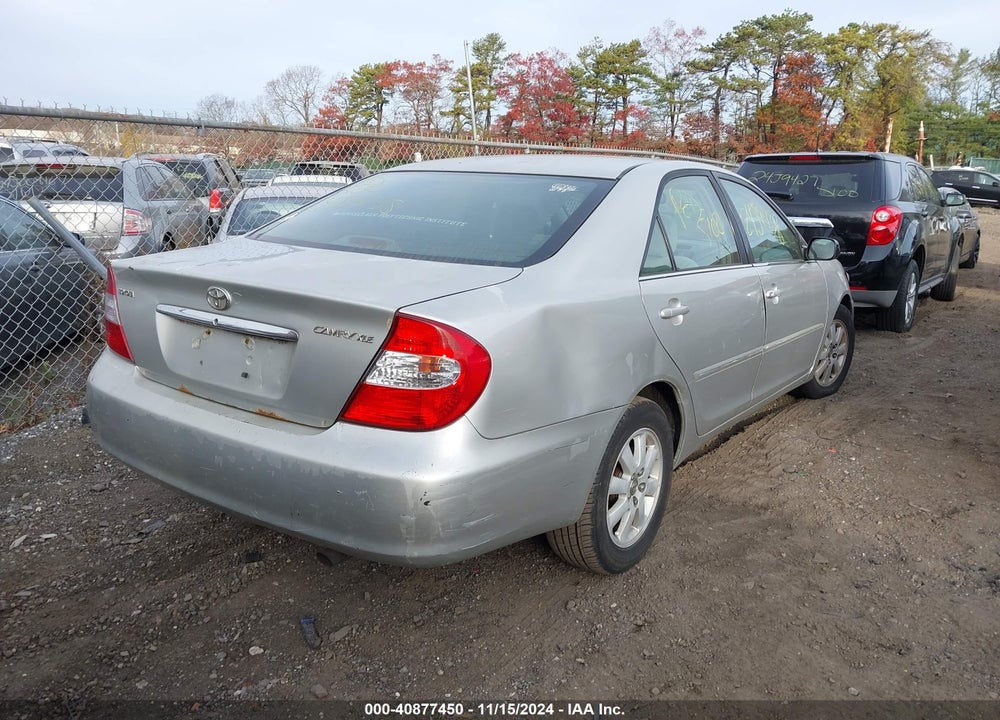2004 TOYOTA CAMRY XLE VIN: 4T1BE30K64U891578