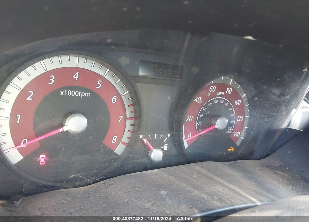 2011 KIA RIO VIN: KNADH4A37B6954655