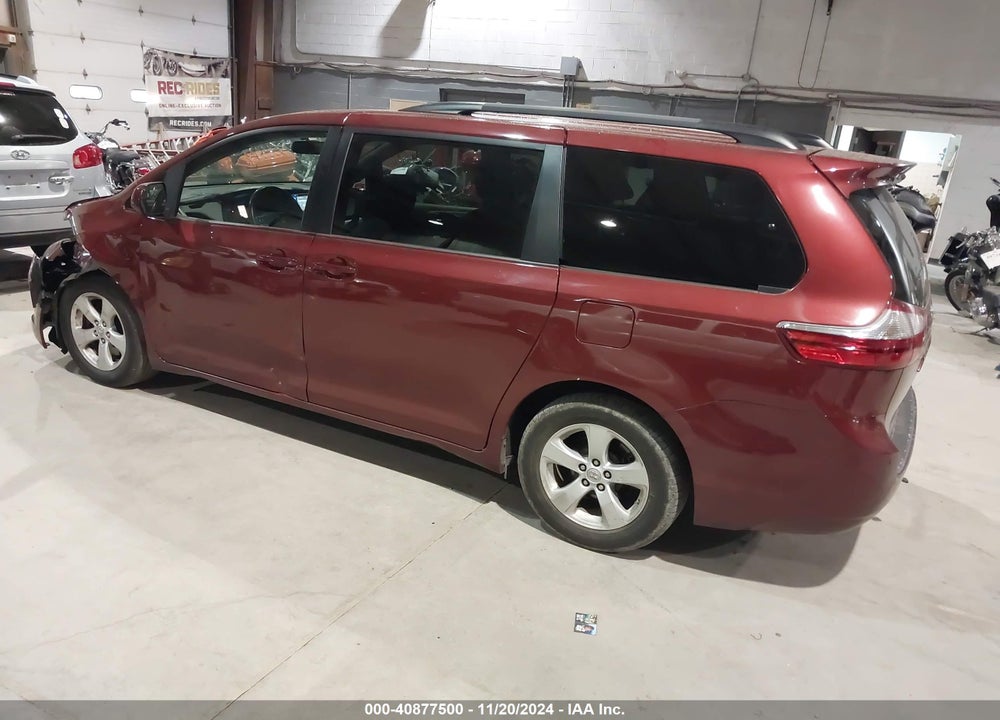 2015 TOYOTA SIENNA LE 8 PASSENGER VIN: 5TDKK3DC4FS663683