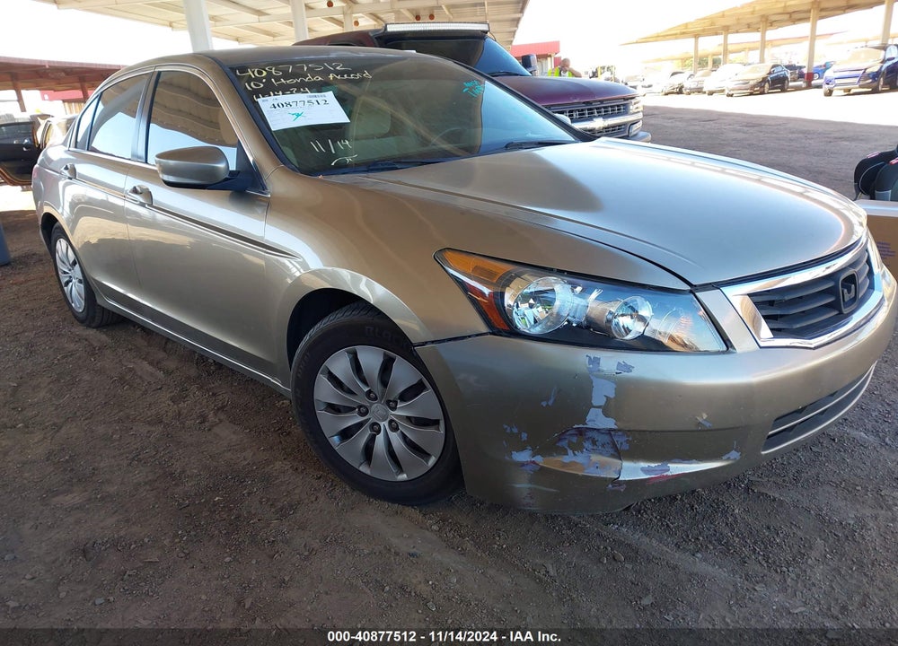 2010 HONDA ACCORD 2.4 LX VIN: 1HGCP2F38AA099069