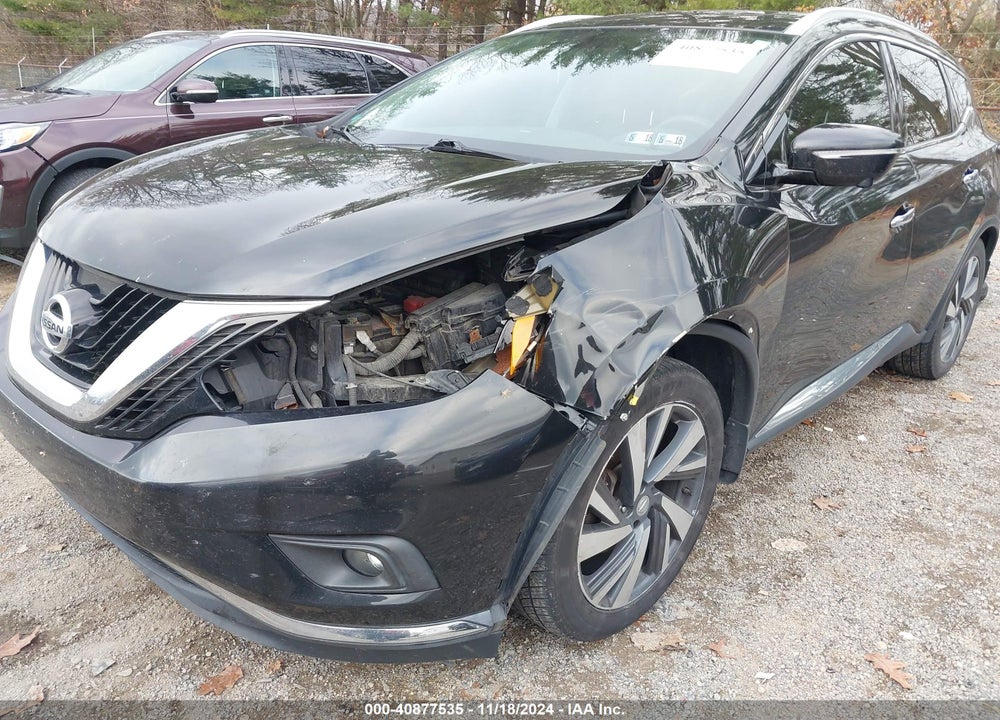 2015 NISSAN MURANO PLATINUM VIN: 5N1AZ2MH7FN224430