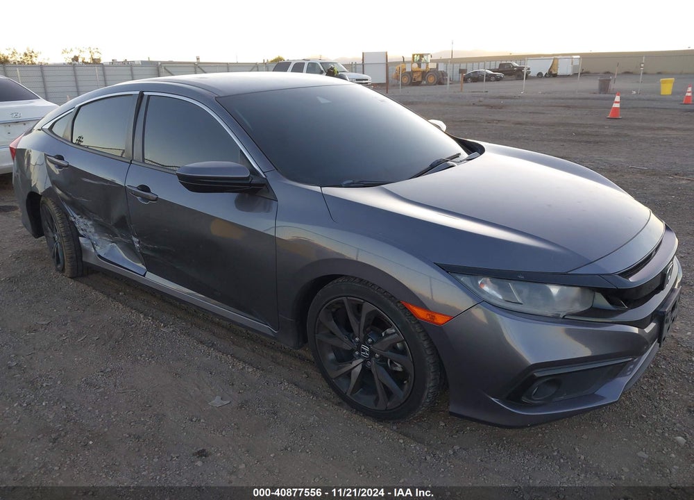 2019 HONDA CIVIC SPORT VIN: 2HGFC2F83KH570844