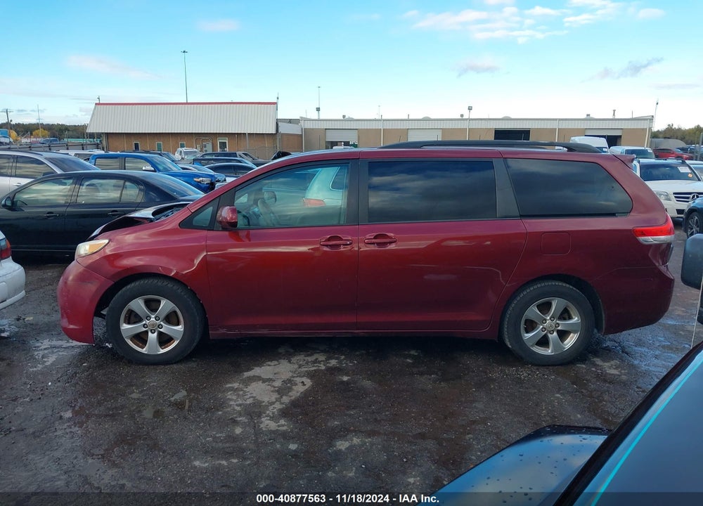 2012 TOYOTA SIENNA LE V6 8 PASSENGER VIN: 5TDKK3DC1CS258473