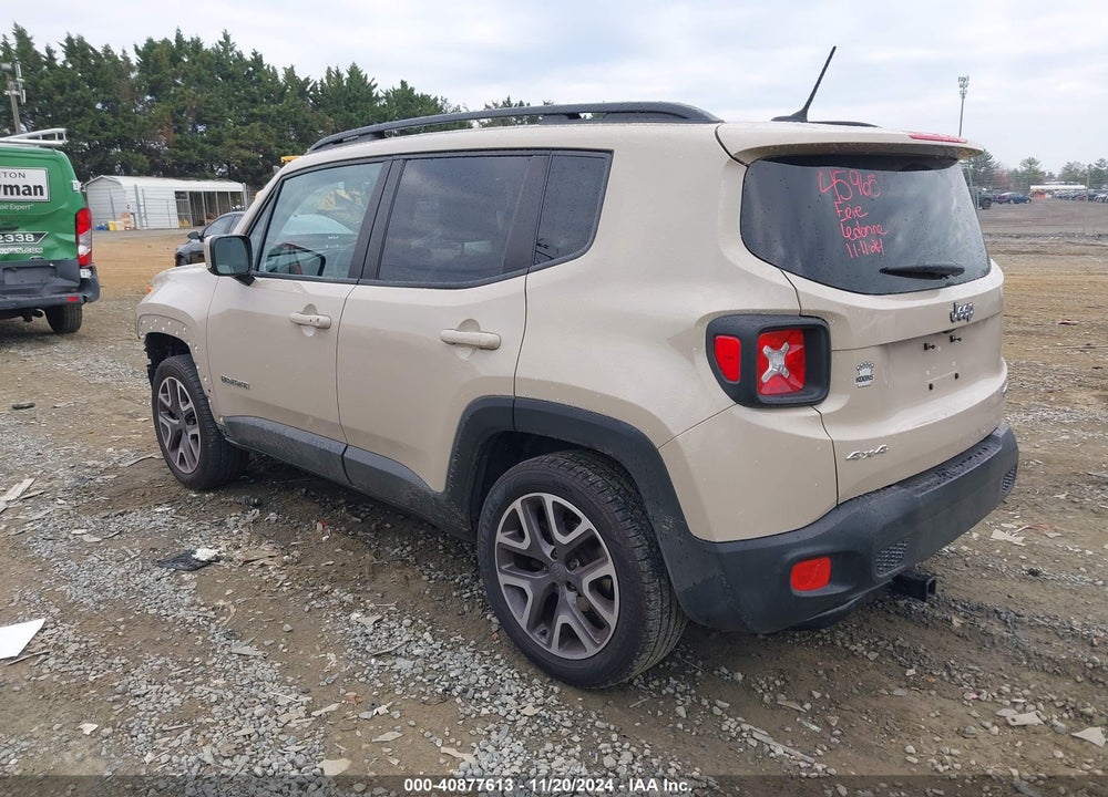 2015 JEEP RENEGADE LATITUDE VIN: ZACCJBBT4FPC05157