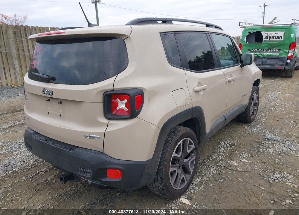 2015 JEEP RENEGADE LATITUDE VIN: ZACCJBBT4FPC05157