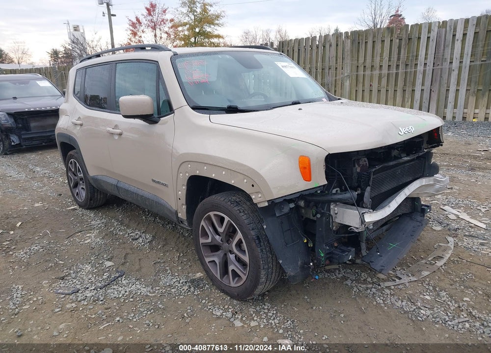 2015 JEEP RENEGADE LATITUDE VIN: ZACCJBBT4FPC05157