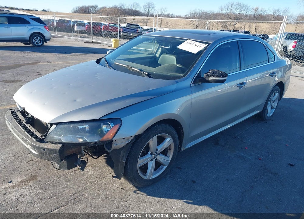 2013 VOLKSWAGEN PASSAT SE W/SUNROOF VIN: 1VWBP7A36DC009423