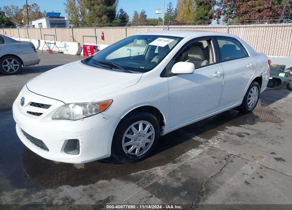 2011 TOYOTA COROLLA LE VIN: JTDBU4EEXB9165500