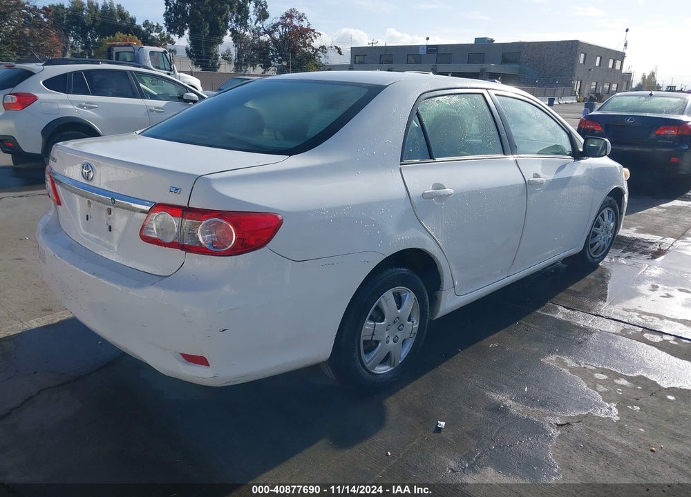 2011 TOYOTA COROLLA LE VIN: JTDBU4EEXB9165500