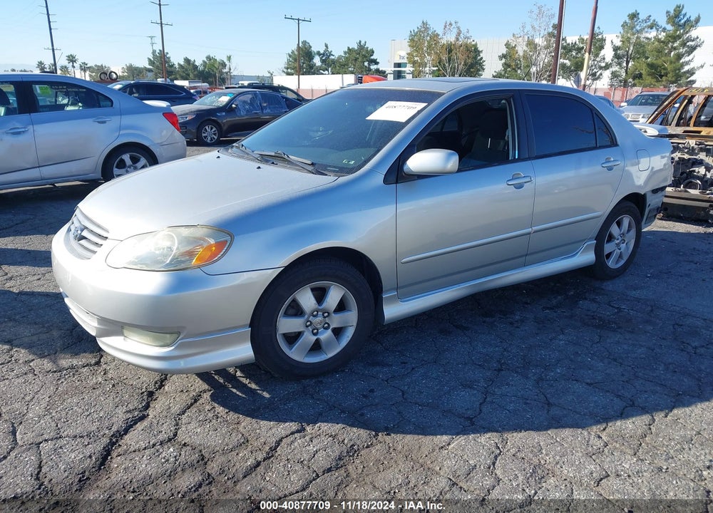 2004 TOYOTA COROLLA S VIN: 1NXBR32E24Z260340