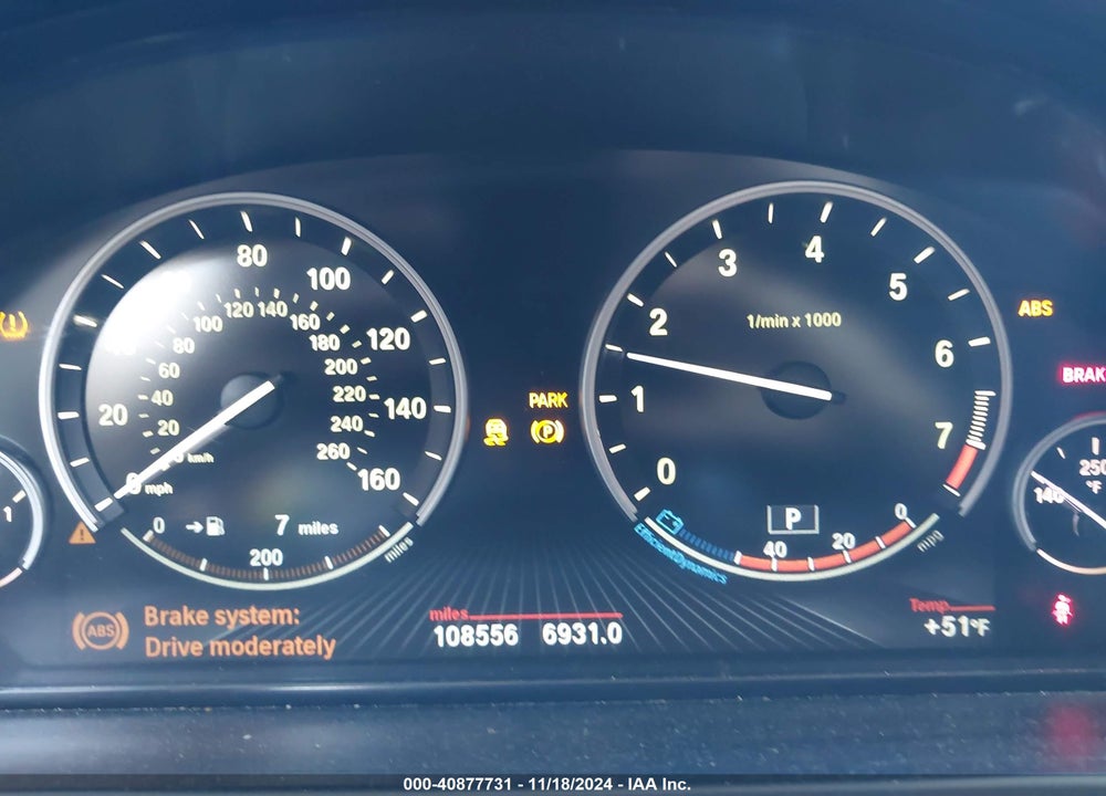 2013 BMW 750LI VIN: WBAYE8C59DD132485