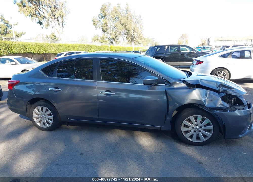 2017 NISSAN SENTRA SV VIN: 3N1AB7AP3HL672512