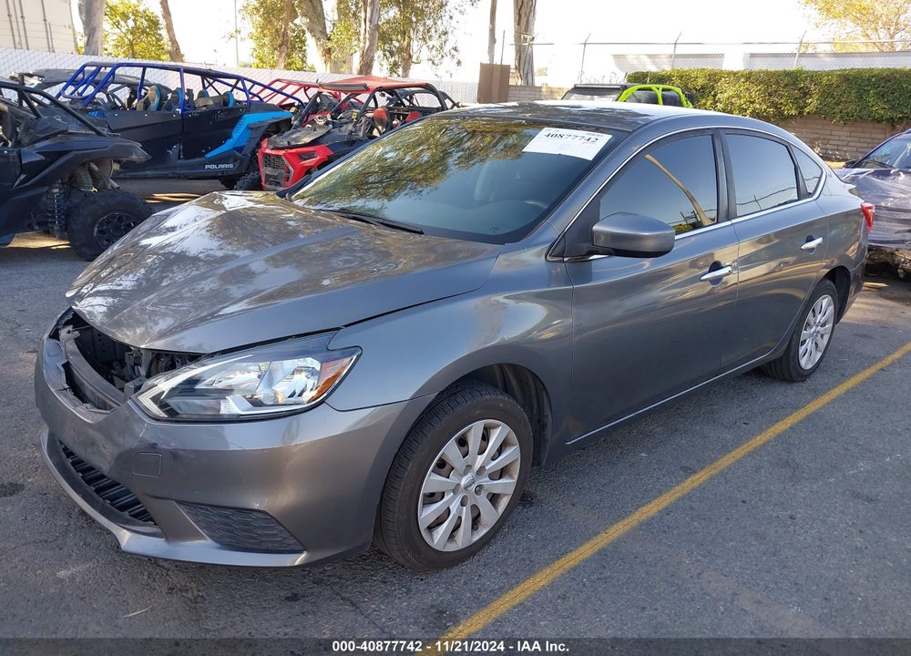2017 NISSAN SENTRA SV VIN: 3N1AB7AP3HL672512