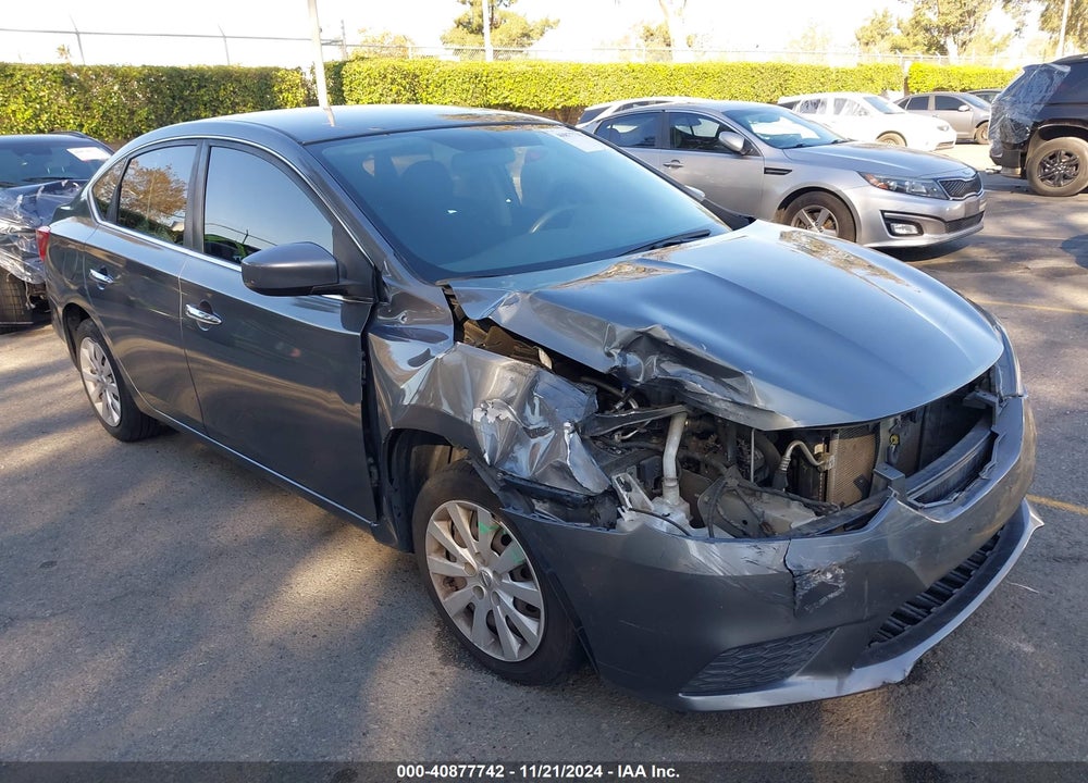2017 NISSAN SENTRA SV VIN: 3N1AB7AP3HL672512