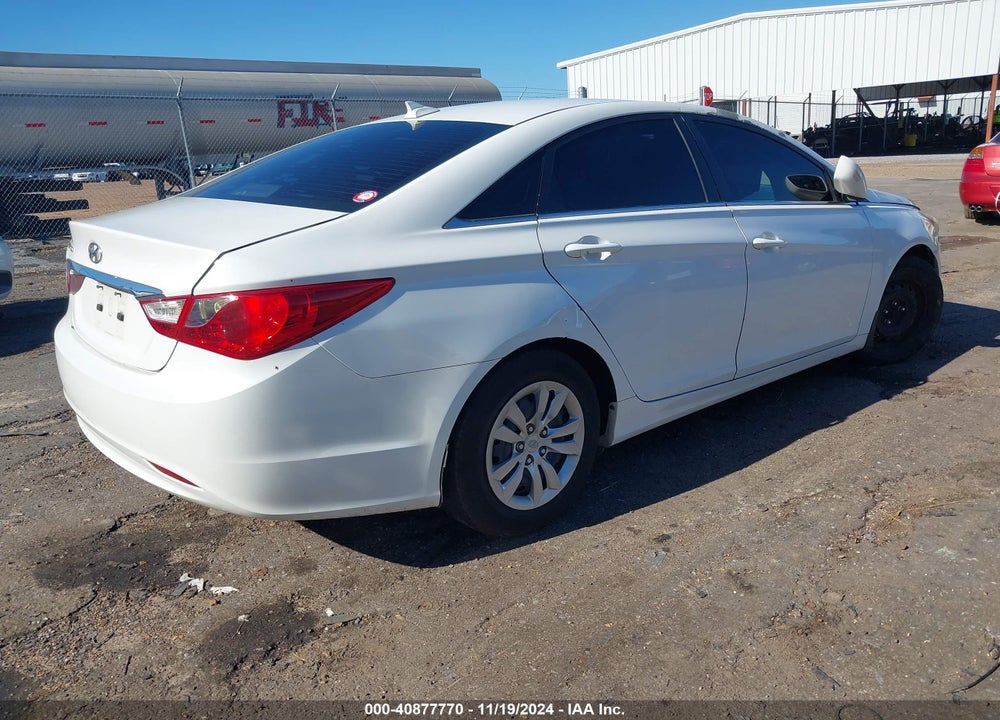2012 HYUNDAI SONATA GLS VIN: 5NPEB4AC8CH342092