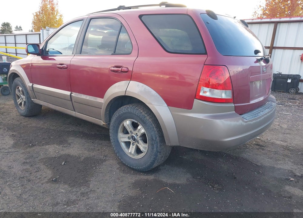 2003 KIA SORENTO EX/LX VIN: KNDJC733735087848