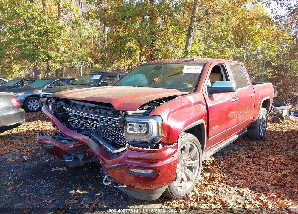 2017 GMC SIERRA 1500 DENALI VIN: 3GTU2PEJ7HG286622