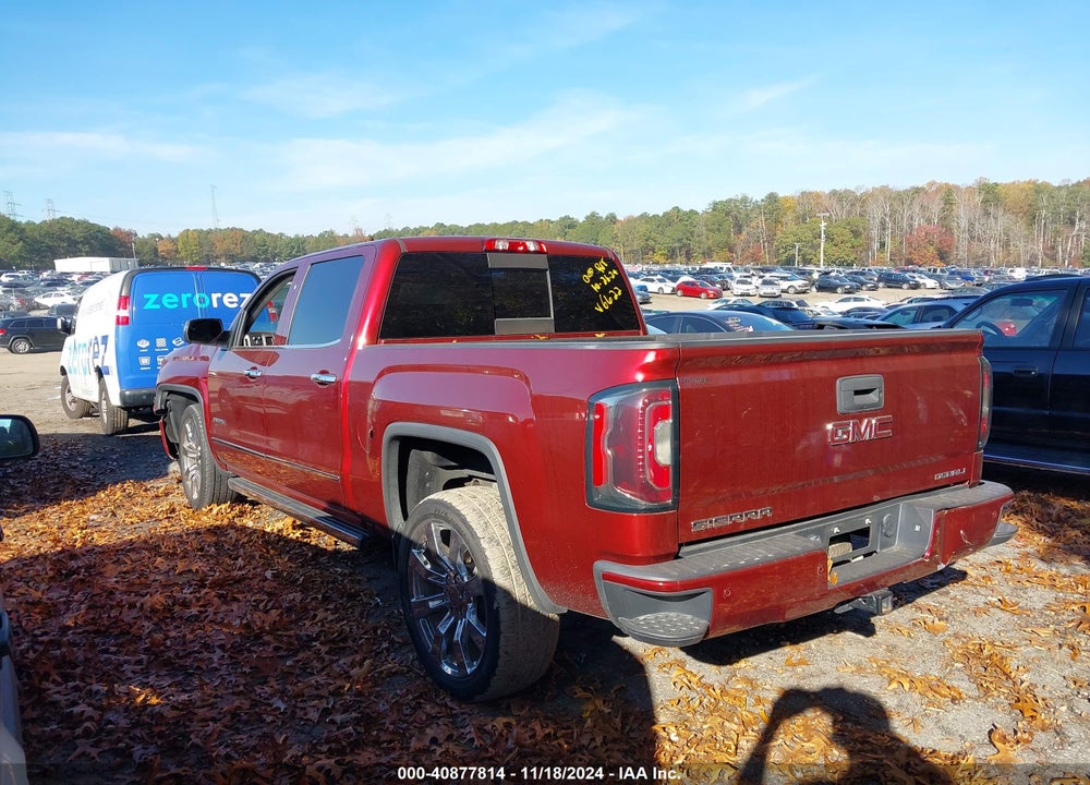 2017 GMC SIERRA 1500 DENALI VIN: 3GTU2PEJ7HG286622