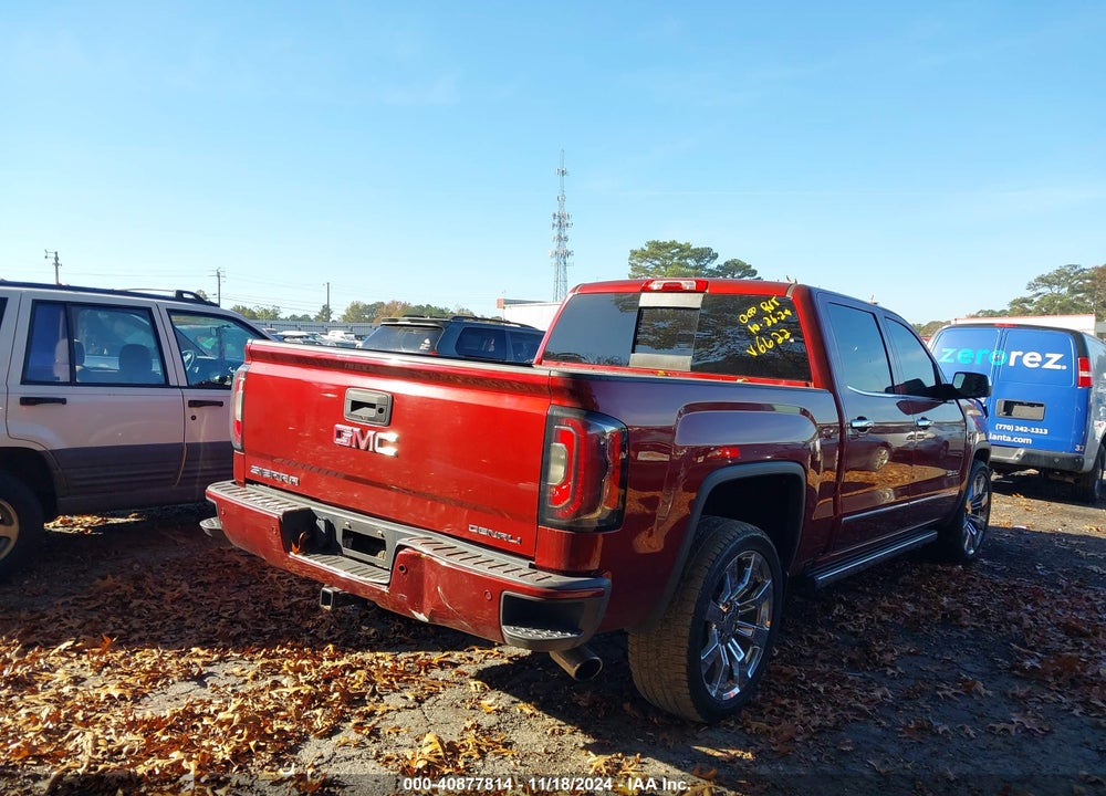 2017 GMC SIERRA 1500 DENALI VIN: 3GTU2PEJ7HG286622