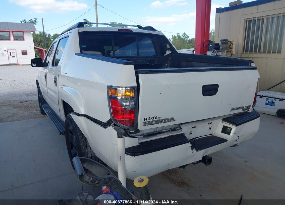 2008 HONDA RIDGELINE RT VIN: 2HJYK16298H508854