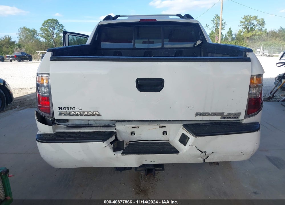 2008 HONDA RIDGELINE RT VIN: 2HJYK16298H508854