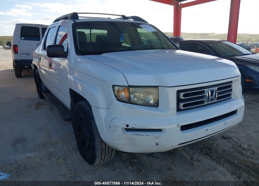 2008 HONDA RIDGELINE RT VIN: 2HJYK16298H508854