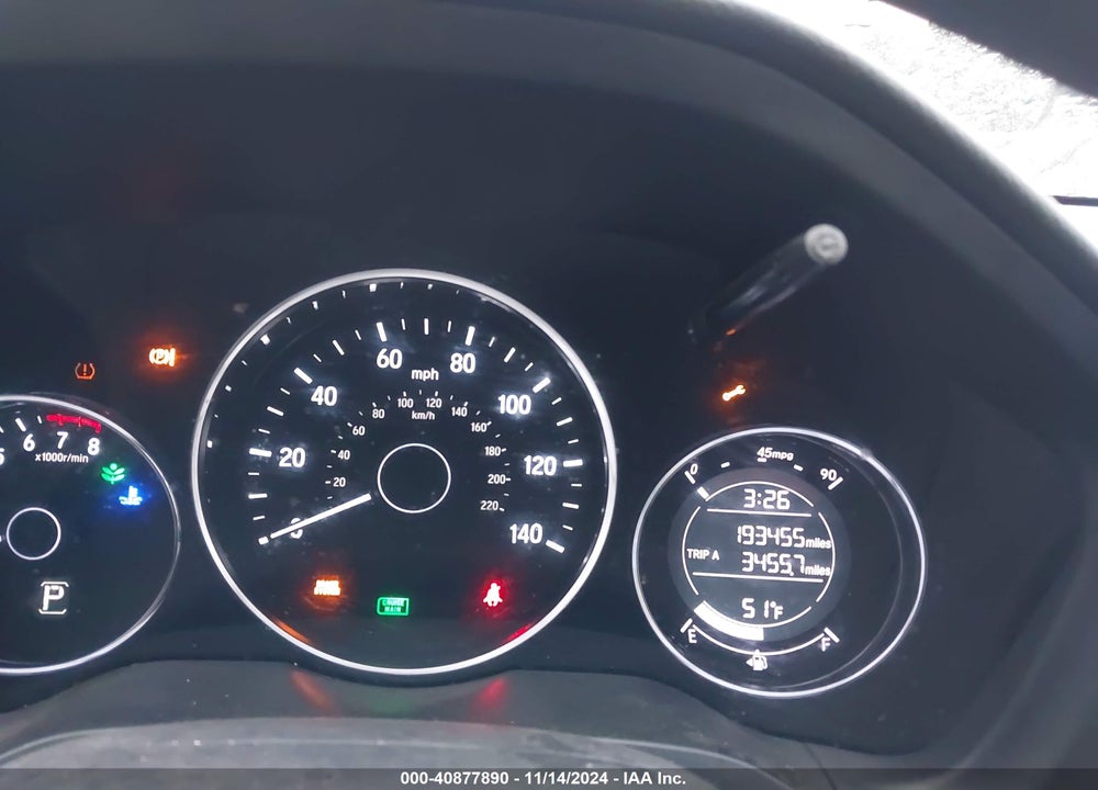 2016 HONDA HR-V LX VIN: 3CZRU6H38GM759672