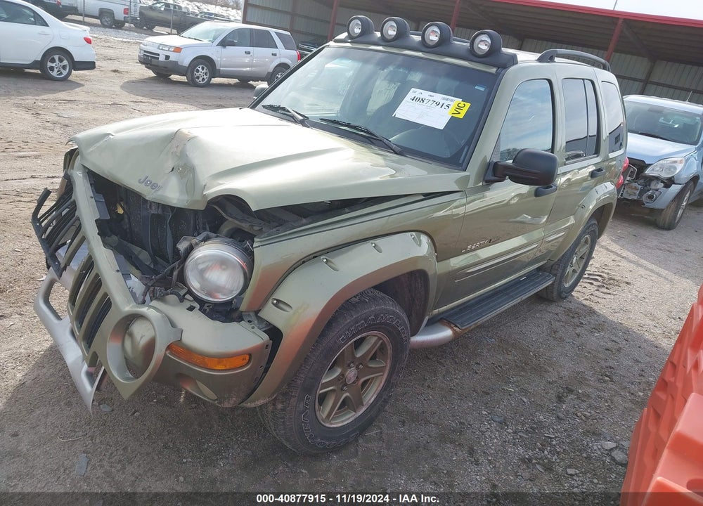 2002 JEEP LIBERTY RENEGADE VIN: 1J4GL38K12W347991