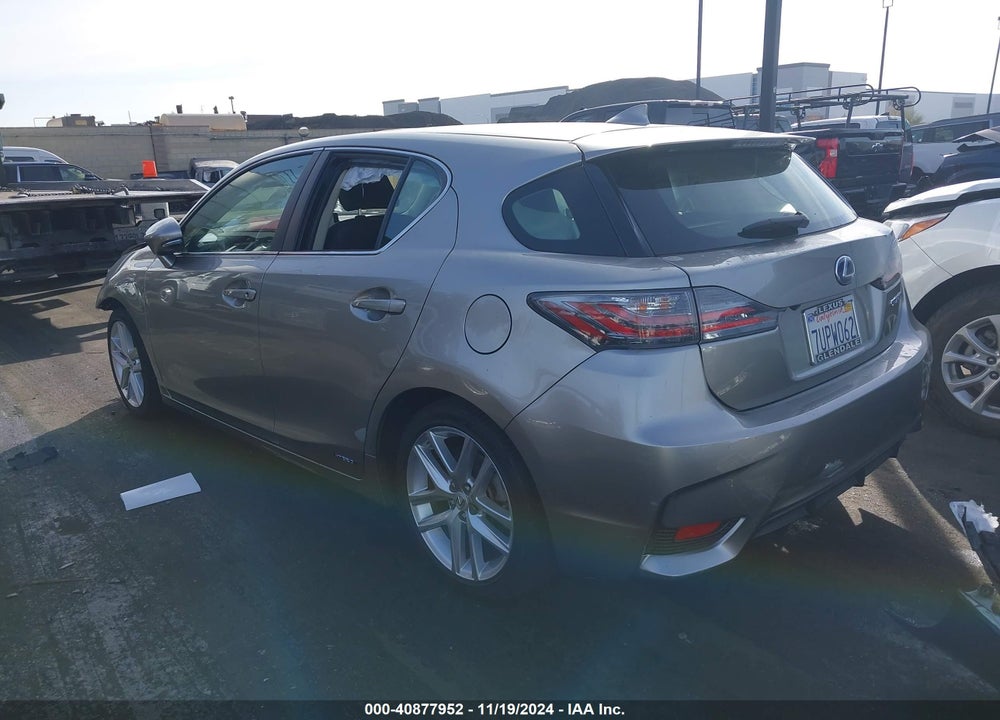 2017 LEXUS CT 200H VIN: JTHKD5BHXH2285379