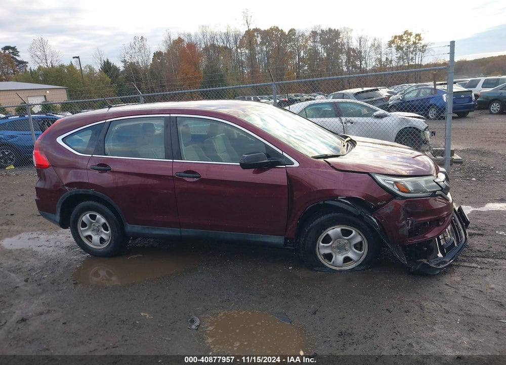 2015 HONDA CR-V LX VIN: 2HKRM4H31FH695392