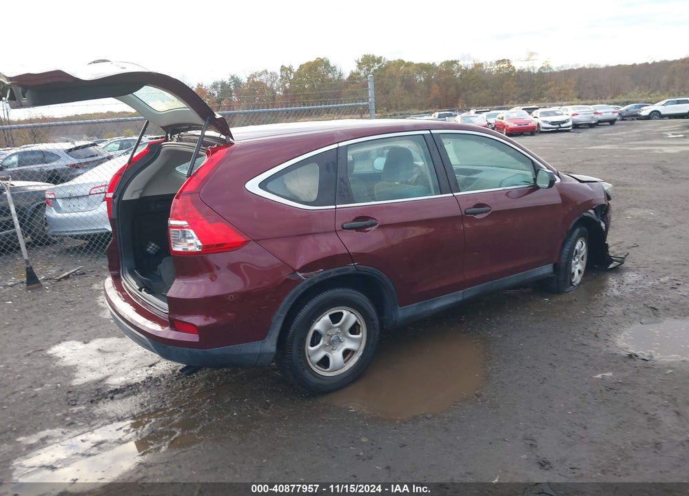 2015 HONDA CR-V LX VIN: 2HKRM4H31FH695392