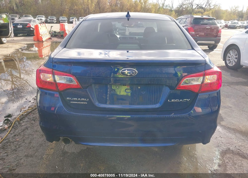 2016 SUBARU LEGACY 2.5I LIMITED VIN: 4S3BNBN6XG3015374
