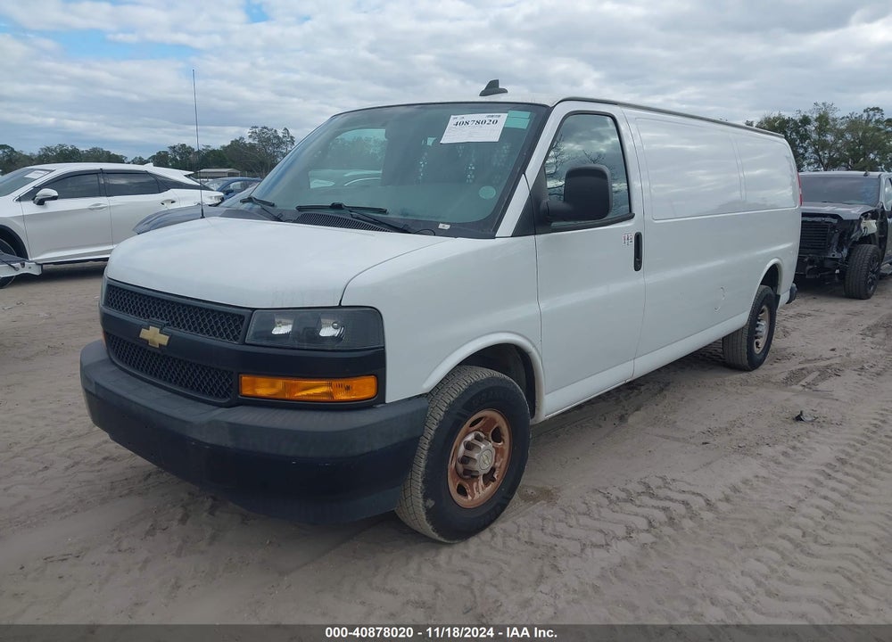 2020 CHEVROLET EXPRESS CARGO RWD 3500 EXTENDED WHEELBASE WT VIN: 1GCZGHFP4L1184959