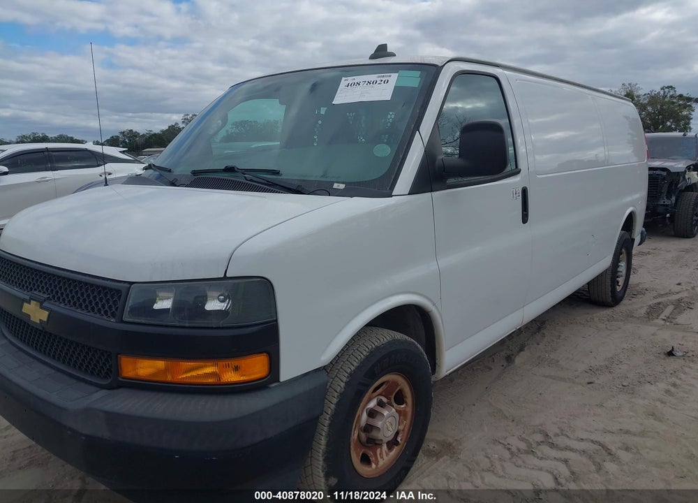 2020 CHEVROLET EXPRESS CARGO RWD 3500 EXTENDED WHEELBASE WT VIN: 1GCZGHFP4L1184959