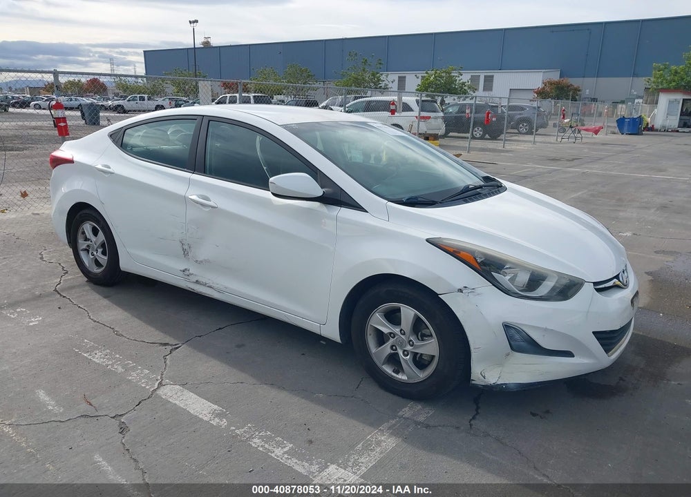 2014 HYUNDAI ELANTRA SE VIN: 5NPDH4AE7EH524686