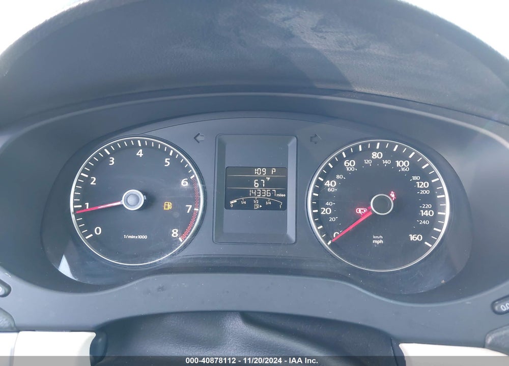 2013 VOLKSWAGEN JETTA 2.5L SE VIN: 3VWDP7AJ6DM354120